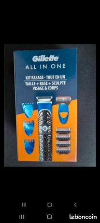 Kit de rasage Gillette All in One