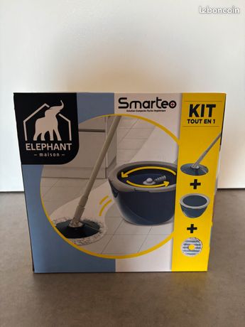 Kit de serpillère avec seau Smarteo+ Eléphant