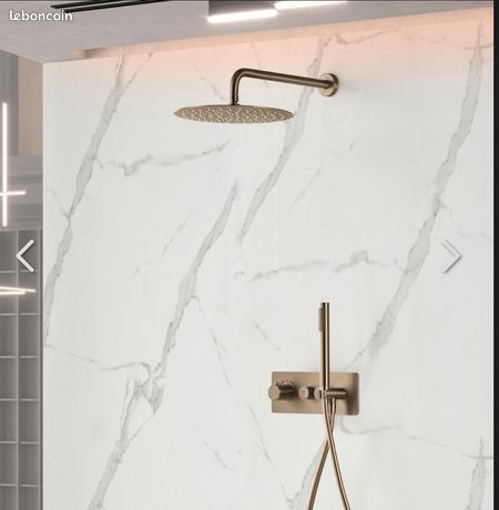 Kit robinetterie de douche encastrable