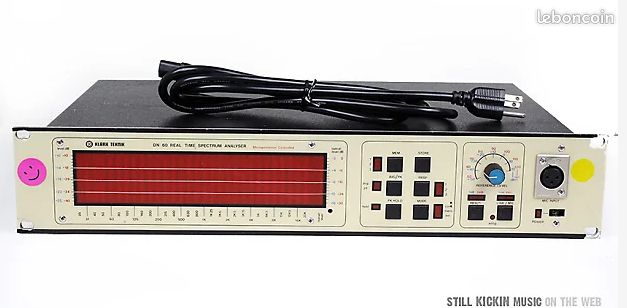 Klark-teknik dn 60 real time audio spectrum analyser dn60