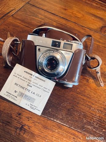 Kodak Retinette 1A – Bijou vintage en parfait état, objectif Schneider-Kreuznach, idéal collectionneur