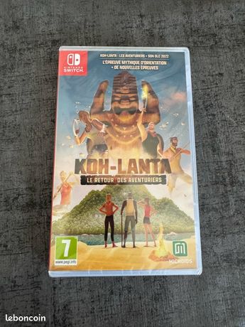 Koh Lanta Le Retour des Aventuriers Switch - Microids Nintendo Switch Dans sa boîte jamais ouverte