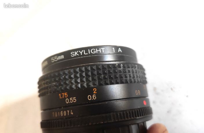 Konica Hexacon AR 50mm objectif F1.8 TBE