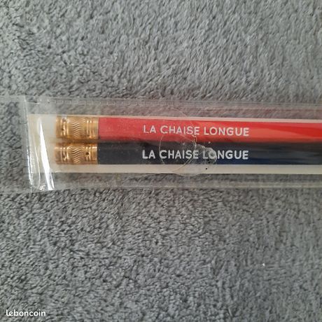La Chaise Longue etui de 2 crayons à papier neufs