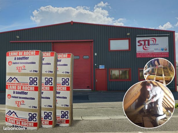 Laine de roche en sac a souffler pour les combles