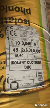 Laine de verre 45 mm