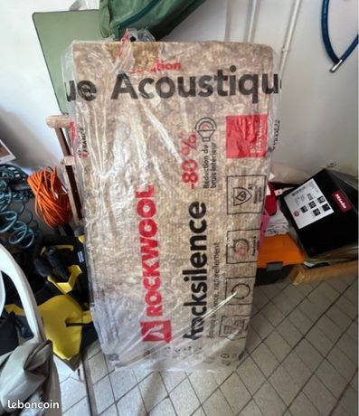 Laine de verre acoustique anti-bruit et isolant