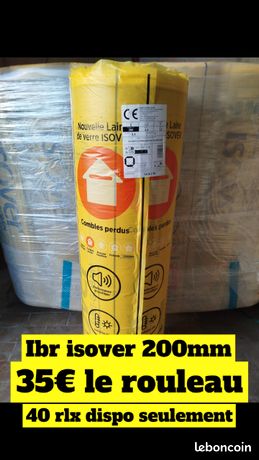 Laine de verre ibr 200mm 5.4m2