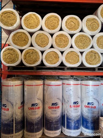 Laine de verre isolante - épaisseurs de 45mm à 300mm