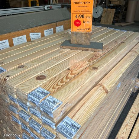 Lambris 100mm grain d’orge discount