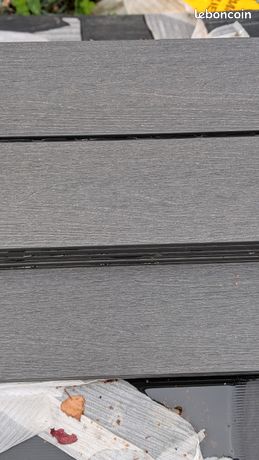 Lames de terrasse Arte déco Neptune coloris anthracite