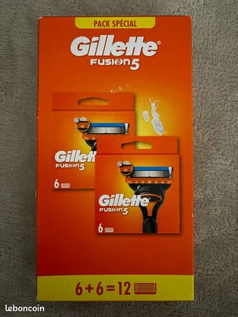 Lames Rasoir Gillette 12 au total Neuf