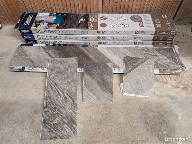 Lames vinyles effet parquet