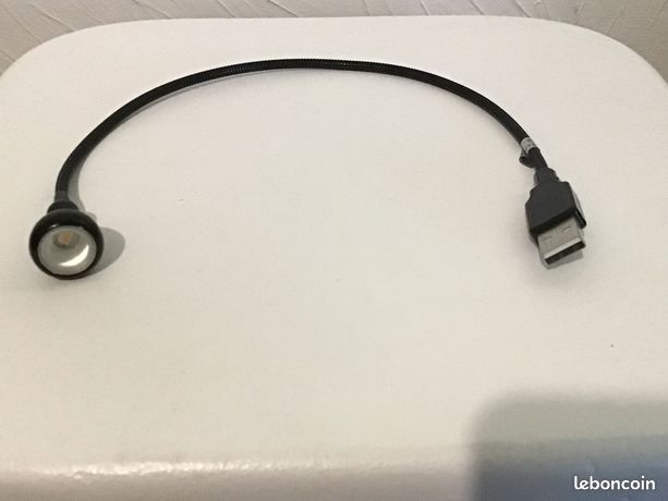 Lampe USB à LED noir 38 cm
