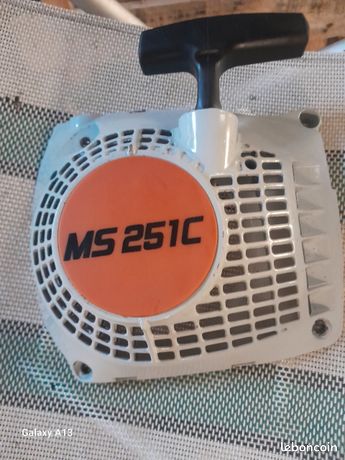 Lanceur demareur tronconneuse troconeuse sthil ms252c