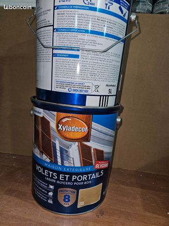 Lasure bois glycero chene satin 5l protection 8ans xyladecor