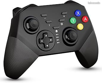 LATEC Manette Sans Fil pour Switch, Manette Compatible avec Switch Lite/OLED avec Fonction Turbo/Gyro Axis/Screenshot/Double Vibration