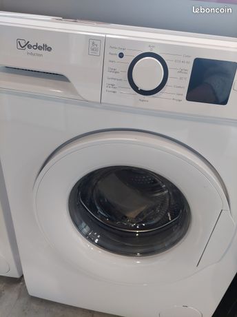 Lave linge 8 kg jamais servi garantie 2 ans ref 12477