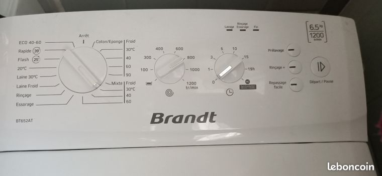 Lave linge Brandt
