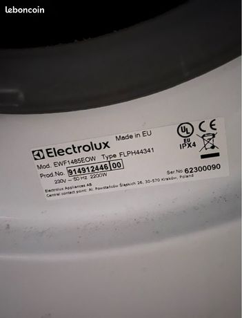 Lave linge ELECTROLUX à réparer