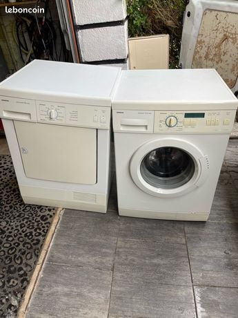 Lave-linge et sèche-linge Samsung fonctionne très très bien. 7 kg