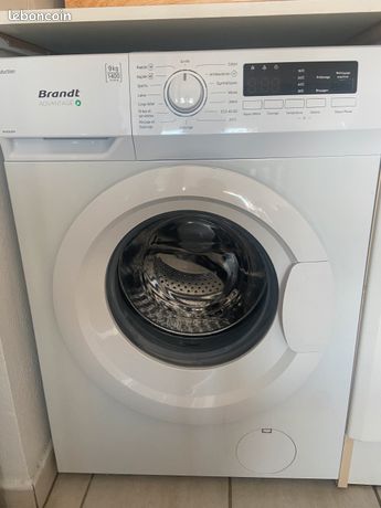 Lave-linge hublot Brandt 9 kg encore