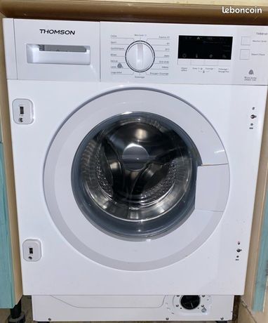 Lave linge hublot Thomson encastrable