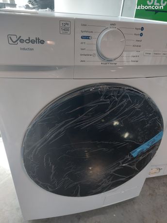 Lave linge jamais servi 12 kg ref 12458