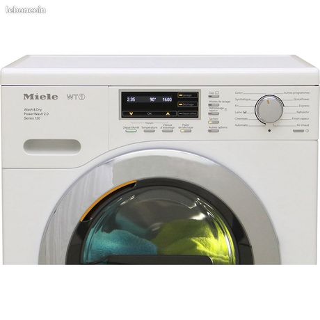Lave Linge Miele séchant 7 kilos 1600 essorage