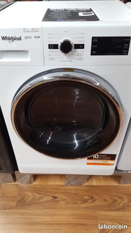 LAVE LINGE SECHANT WHIRPOOL REF FWDG97168BXFR VALEUR A NEUF 703.99 EUROS garantie 2ANS EN TRES BON ETAT