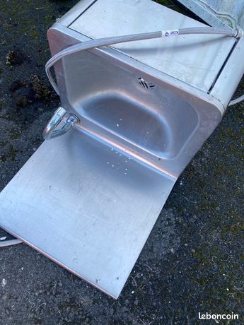 Lave mains inox