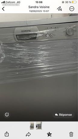 Lave vaisselle 15 couverts inox excellent état livraison et installation assurée