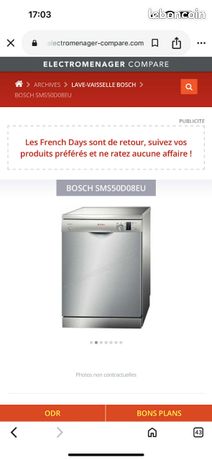 Lave-vaisselle bosch 12 couverts