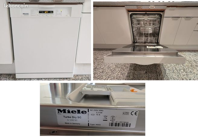 Lave-vaisselle Miele Turbo Dry G1232SC