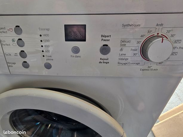 Lave linge Bosch 7kg 1400trs