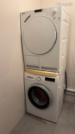 Lave linge BOSCH et sèche linge MIELE