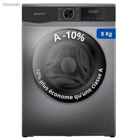 Lave-linge frontal gedtech™ gll81400bl 8 kgs