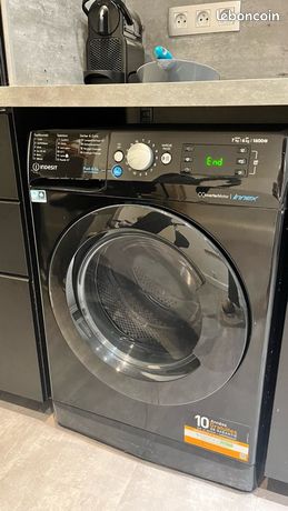 Lave-linge séchant 1600 tours INDESIT 7KG/6KG