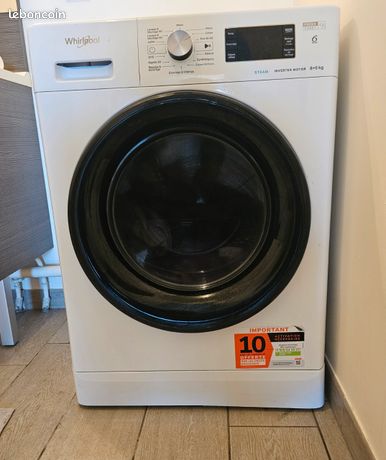 Lave-linge séchant 8 kg/ 6 kg WHIRLPOOL