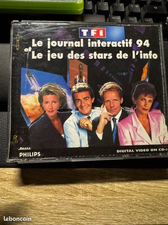 Le journal interactif 94 et le jeu des stars de l’info jeu CD-I