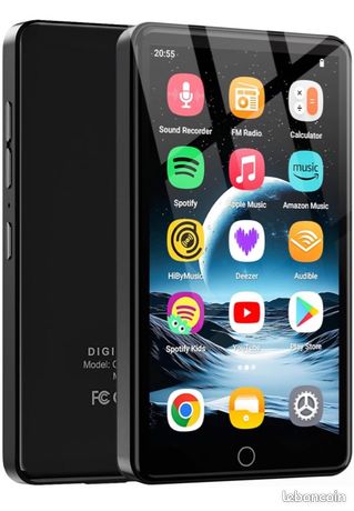 Lecteur MP3 avec Bluetooth et WiFi Lecteur MP4 HD IPS 402 Pouces avec Android 13 OS
