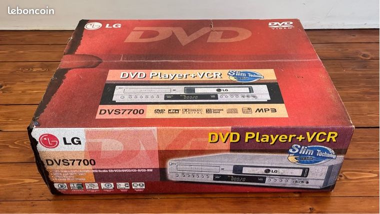 Lecteur VHS combiné DVD - NEUF
