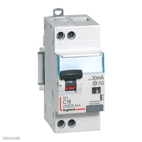 LEGRAND DX3 Disjoncteur différentiel bipolaire 16A 30mA type AC 230V 410705