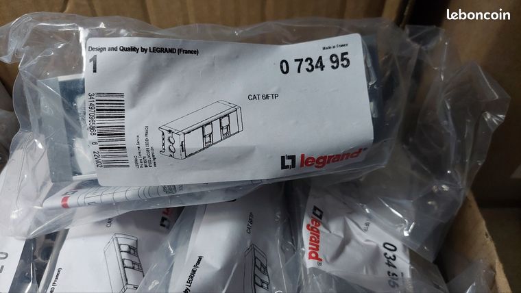 Legrand Nourrice 2 prises rj45