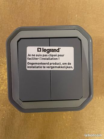 Legrand Plexo Double poussoir