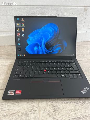 Lenovo thinkpad E14 Gen 6 / RYZEN 5-7535u/ 16 Go RAM DDR5 / 512 Go SSD / 14 pouces WUXGA IPS / Windows 11 pro / et parfait / pc portable puissant compact
