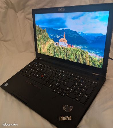 Lenovo ThinkPad P52 4K 156" UHD Tactile i7 / 32 Go / 1 To NVMe / Quadro P1000