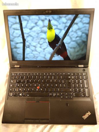 LENOVO Thinkpad P52 CORE I7-8750H 156" SSD 512GO RAM 32GO. Double cartes graphiques FHD
