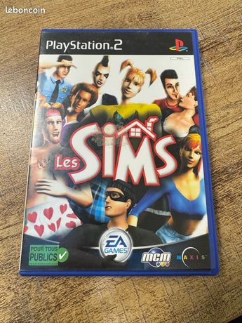 Les sims ps2 + CD seul les sims permis de sortir ps2