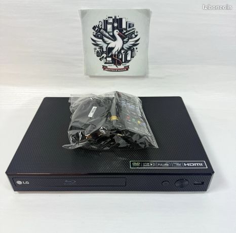 LG BP250 Lecteur CD/DVD Blu-ray DVD Film Full HD 1080p HDMI +Télécommande